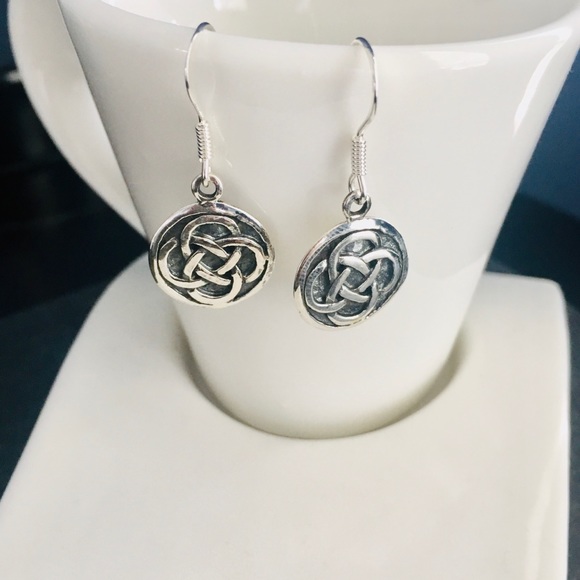 Jewelry - Celtic Earrings Sterling Silver